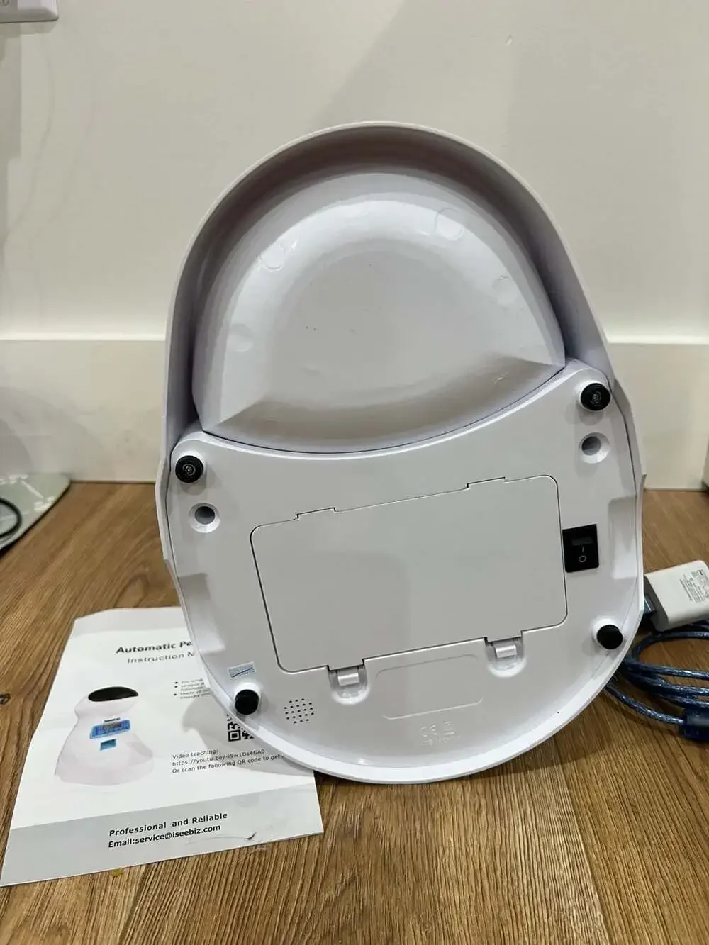 Iseebiz 3L Automatic Pet Feeder with Voice Recorder and Programmable Timer